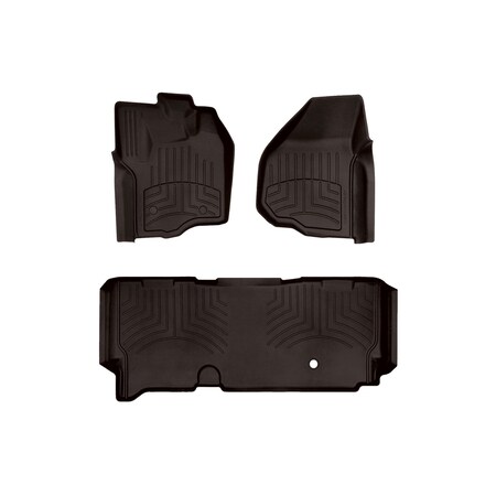Weathertech Cocoa, Front and Rear FloorLiner HP 474331IM-473053IM