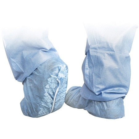 Medline Protective Polypropylene Shoe Covers, Extra Large Size, Blue, 100PK CRI2003