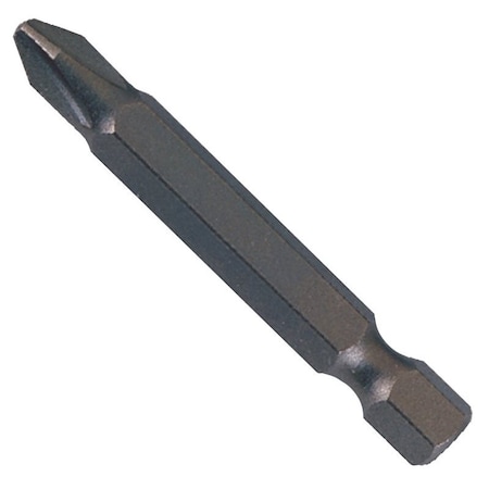 Vulcan Screwdriver Bit, No 2 Drive, Phillips Drive, 1/4 in Shank, Hex Shank, 2 in L, Chrome Vanadium Steel FRV P2-2