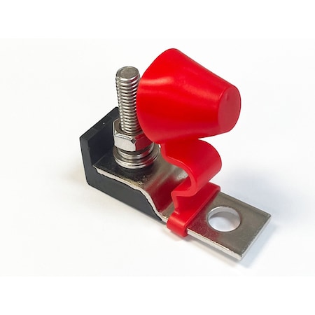 Optifuse Single Bar Fuse Holder for Battery Fuse, 58V 300A MBPH-M8-C