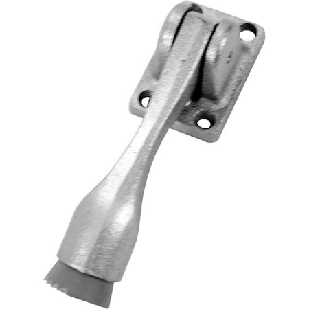 Heat Wave 1466-AL 4 in. Aluminum Kick Door Stop - Aluminum HE2940076