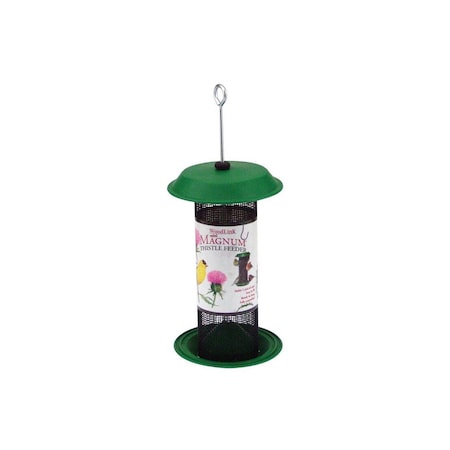 Woodlink Bird Feeder Mini Magnum 1 pt Metal/Plastic Tube MINI MAG2