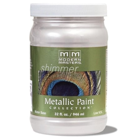 Modern Masters ME705 1 qt. Oyster Metallic Paint Semi Opaque 740774999819