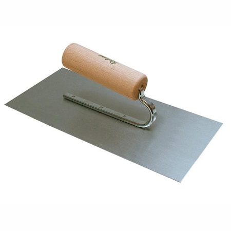 Hyde 10" x 4-3/4" Richard TR-1 Economic Series Carbon Steel Economic Finishing Trowel 11102US