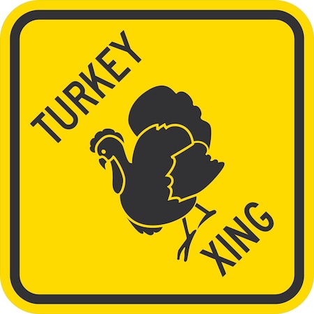 Lyle Turkey Xing, 12x12, Diamond Grade, Yellow G-1963-DG_12x12