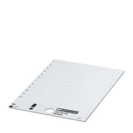 Phoenix Contact US2-TM 100 UniSheet labels for terminal 0829268