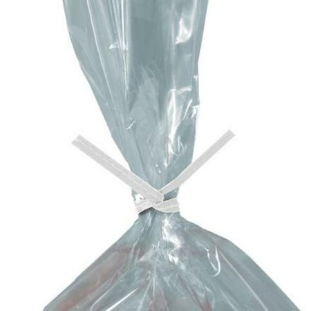 Box Packaging Plastic Twist Ties, 5"L x 5/32"W, White, 2000/Pack PLT5W