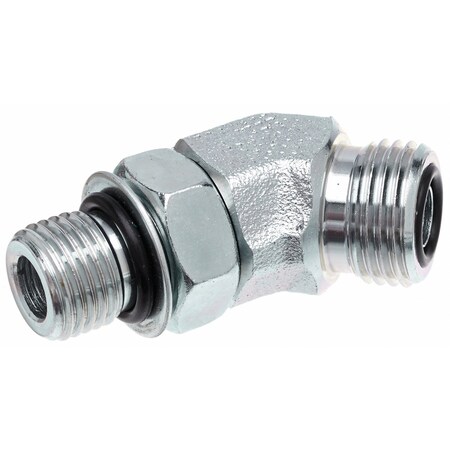 Gates MALE FLAT-FACE O-RING TO MALE O-RING BOSS - 45 SAE TO SAE G60805-1212