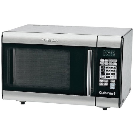Cuisinart Cuisinart CMW-100 Microwave Oven, 1 cu-ft Capacity, 1000 W, Stainless Steel, Black CMW-100