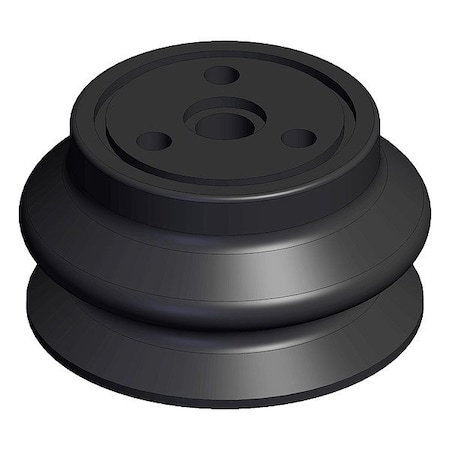 Smc Bellows Pad, Black, Bellows Pad ZP2-32HBS