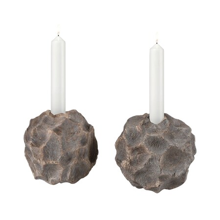 Atlas Lighting And Home Beachcomber Candleholder - Set of 2 Natural AC11080-01S