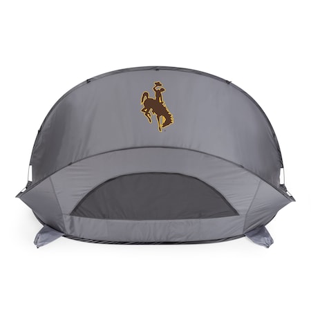 Picnic Time Family Of Brands NCAA Wyoming Cowboys Manta Portable Beach Tent - Pop Up Tent 113-00-105-694-0