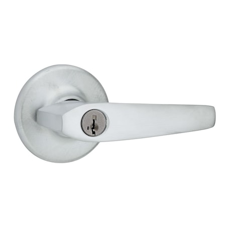 Kwikset Door Lever Lockset, Mechanical, Entrance 405DL 26D SMT 6AL RCS