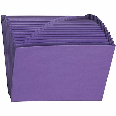 Smead Letter Recycled Expanding File, Purple SMD70721