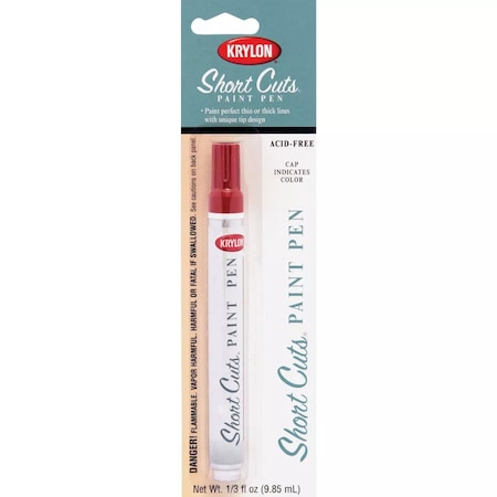 Krylon Short Cuts 1/3 Fl Oz Red Pepper Gloss Paint Pen SCP-903