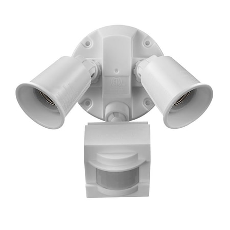 Globe Electric globe Security Flood Light, Gray Fixture 17000270