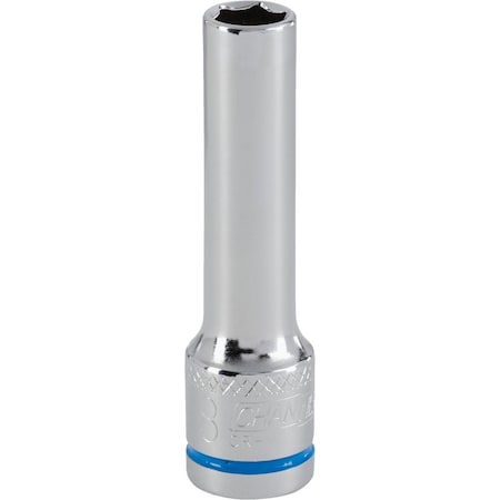Channellock 3/8'' Drive 8 mm 6-Point Deep Metric Socket 397881