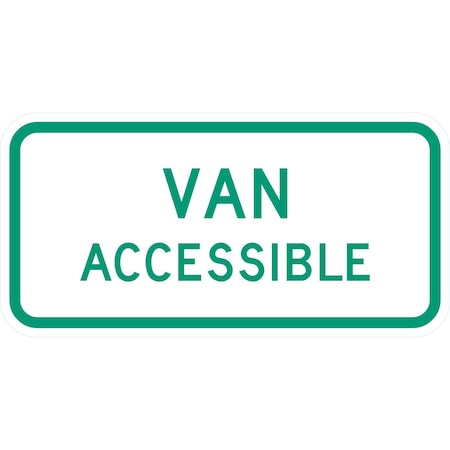 Lyle R7-8P, Van Accessible, 18x9, Diamond Grade, White G-11459-DG_18x9