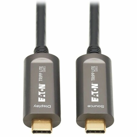 Eaton Tripp Lite Series USB-C to USB-C Plenum-Rated Fiber Active Optical Cable AOC - 4K 60 Hz, HDR,  U420F-10M-V