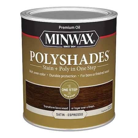 Minwax Wood Stain, 1 qt, Espresso 613970444