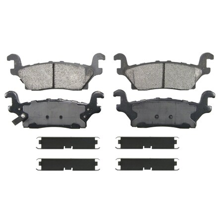 Wagner Brake QuickStop Rear Disc Brake Pad Set Semi-Metallic,  ZX1120