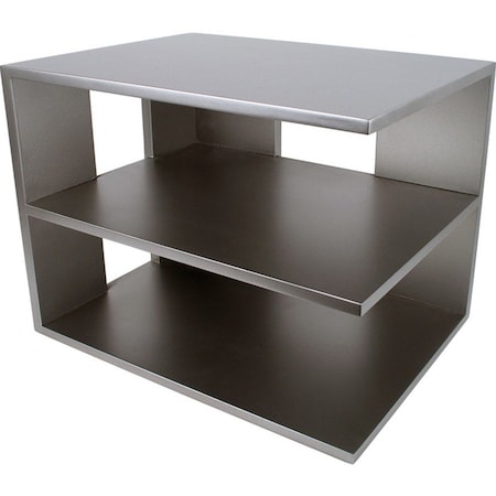 Victor Corner Shelf, Silver, Silver, 13.2" W, 9.8" H, 9.7" D S1120