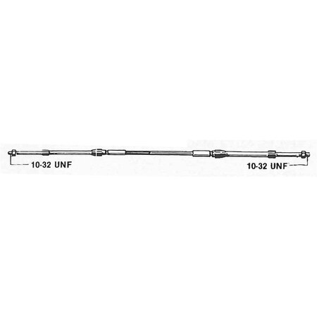 Uflex Usa MACHZEROX13 13 ft. Mach Zero Engine Control Cable 3006.0447
