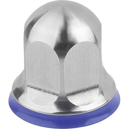Kipp A4, M4, Cap Nut, Bright, Stainless Steel K1648.2104