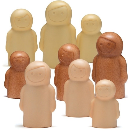 Yellow Door Little People, Sensory Play Set of 9 Figures YUS1084