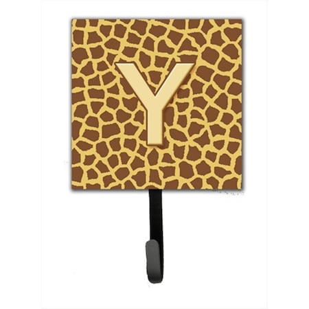 Carolines Treasures Letter Y Initial Monogram - Giraffe Leash Holder Or Key Hook CJ1025-YSH4