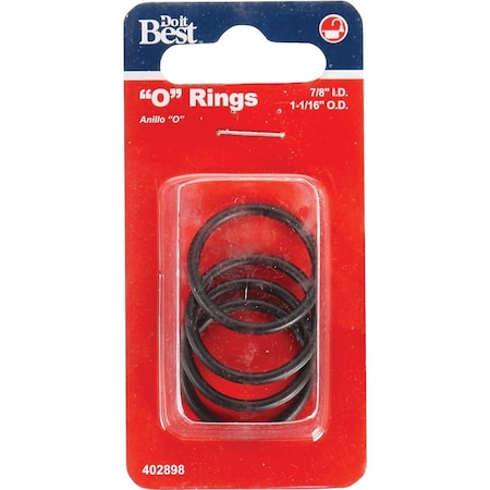Do It Best 7/8''x1-1/6''x3/32'' O-Ring, 4 Ct. DIB810-50
