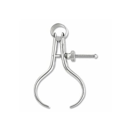 Starrett 275 Series Toolmakers Spring Type Caliper and Divider, 0 to 3 in, Solid Nut, Round Leg 681-51305