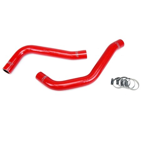 Hps Performance High Temp Reinforced Silicone Radiator Coolant Hose Kit, Red,  57-1784-RED