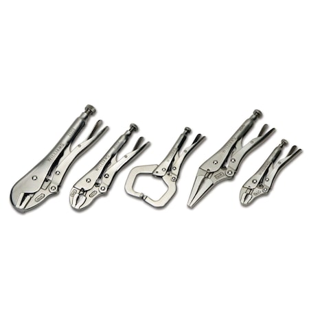 Williams 5 in, 6 in, 7 in, 9 in, 10 in Locking Plier Set JHW23076