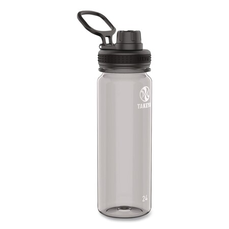 Takeya Tritan Plastic Water Bottle, 24 oz, Stormy Black 50404