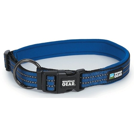 Guardian Gear Dog Collar, O-Ring Link, 16 to 19 in L Collar, Nylon, Royal Blue ZA0006 16 19