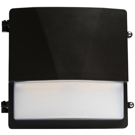 J&H Led 150-Watt Equivalent Integrated LED Bronze Wall Pack Light, Adjustable Lumens and CCT JH-RWPGW-52C