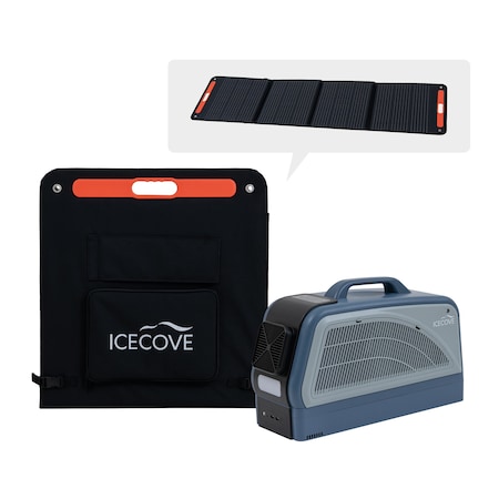 Sunjoy Icecove Blue Air Conditioner  + 1* Blue Battery + 1 Solar Panel N101900300
