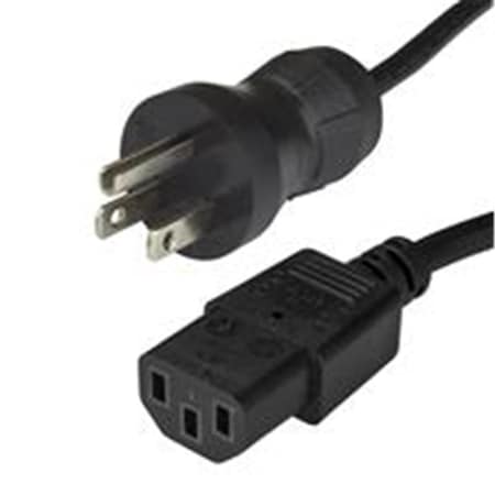 Ezgeneration 3 ft. NEMA 5-15P to C13 Hospital-Grade Power Cord EZ942610