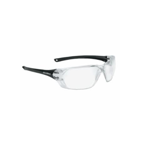 Bolle Safety Prism Series Safety Glasses, Clear Lens, Anti-Fog, Anti-Scratch, Black Frame, 10PK 286-40057