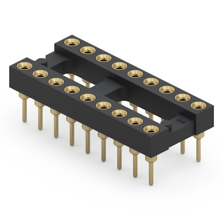 Mill-Max Decoupling Capacitor Dip Sockets-110-13-318-41-001000 110-13-318-41-001000