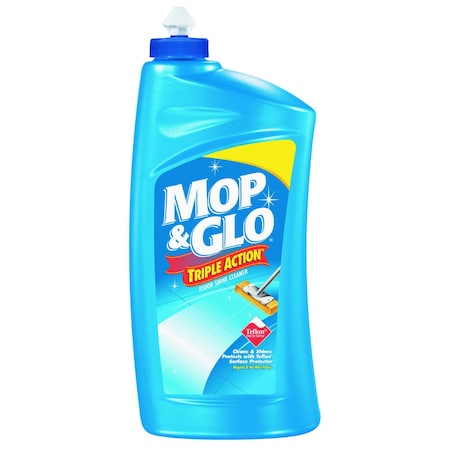 Mop & Glo Floor Shine Cleaner, 32 oz Bottle, Liquid, Citrus, Tan 1920089333