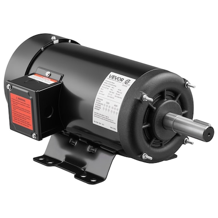 Vevor 5HP Air Compressor Electric Motor 230V/460V 1725RPM 184T Frame CW/CCW SYT3-5HP-4P-B3