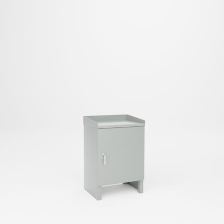 Pucel Shop Cabinet Tool Storage Bench, 24 in W x 19 in D x 34 in H, Gray C-1824