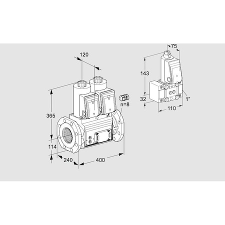 Honeywell Kromschroder VCS9125F05NNAR3E/PPZ-/PPPP KS88205174