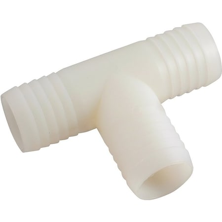 Anderson Metals Reducing Union Tee, 5/8 x 5/8 x 1/2 in, Barb, Nylon 53725-1008