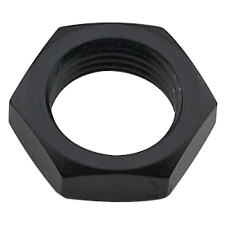 Fragola 492416-BL -16 AN Bulkhead Nut - Black FRG492416-BL