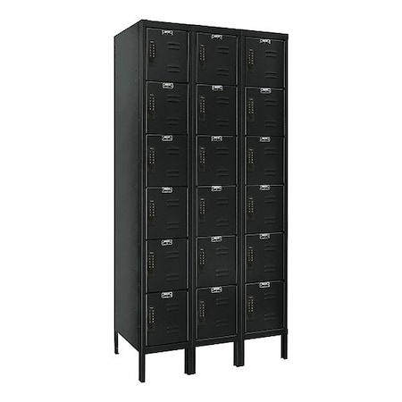 Hallowell Locker, 12 in W, 15 in D, 12 in H UEL3258-6ME
