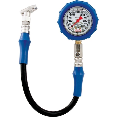 Quickcar Racing Products 0-60 PSI Liquid Filled Tire Pressure Gauge QRP56-061