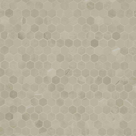 Ackland Sonoma Hexagon Sand 2 in. x 2 in. Matte Porcelain Mosaic Floor and Wall Tile (Mesh-Mounted), 8PK AKN-P-SOSA2X2HXM-CA